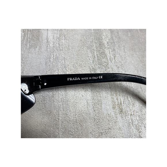 VTG Prada SPS04E Sunglasses Mens Shield Wrap Sport Designer Italy 72mm 4061 - Picture 8 of 16